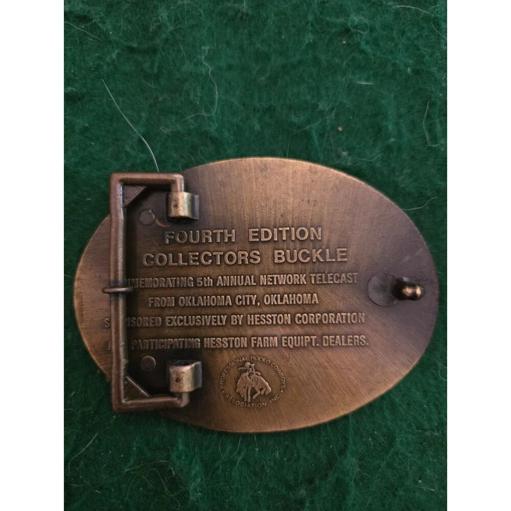 Vintage 1978 National Finals Rodeo Belt Buckle (O-14)